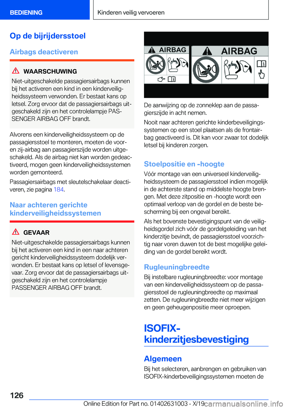 BMW 2 SERIES GRAN COUPE 2020  Instructieboekjes (in Dutch) �O�p��d�e��b�i�j�r�i�j�d�e�r�s�s�t�o�e�l
�A�i�r�b�a�g�s��d�e�a�c�t�i�v�e�r�e�n
�W�A�A�R�S�C�H�U�W�I�N�G
�N�i�e�t�-�u�i�t�g�e�s�c�h�a�k�e�l�d�e��p�a�s�s�a�g�i�e�r�s�a�i�r�b�a�g�s��k�u�n�n�e�n �b�i