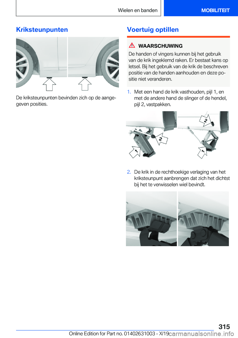BMW 2 SERIES GRAN COUPE 2020  Instructieboekjes (in Dutch) �K�r�i�k�s�t�e�u�n�p�u�n�t�e�n
�D�e��k�r�i�k�s�t�e�u�n�p�u�n�t�e�n��b�e�v�i�n�d�e�n��z�i�c�h��o�p��d�e��a�a�n�g�ej
�g�e�v�e�n��p�o�s�i�t�i�e�s�.
�V�o�e�r�t�u�i�g��o�p�t�i�l�l�e�n
�W�A�A�R�S�C