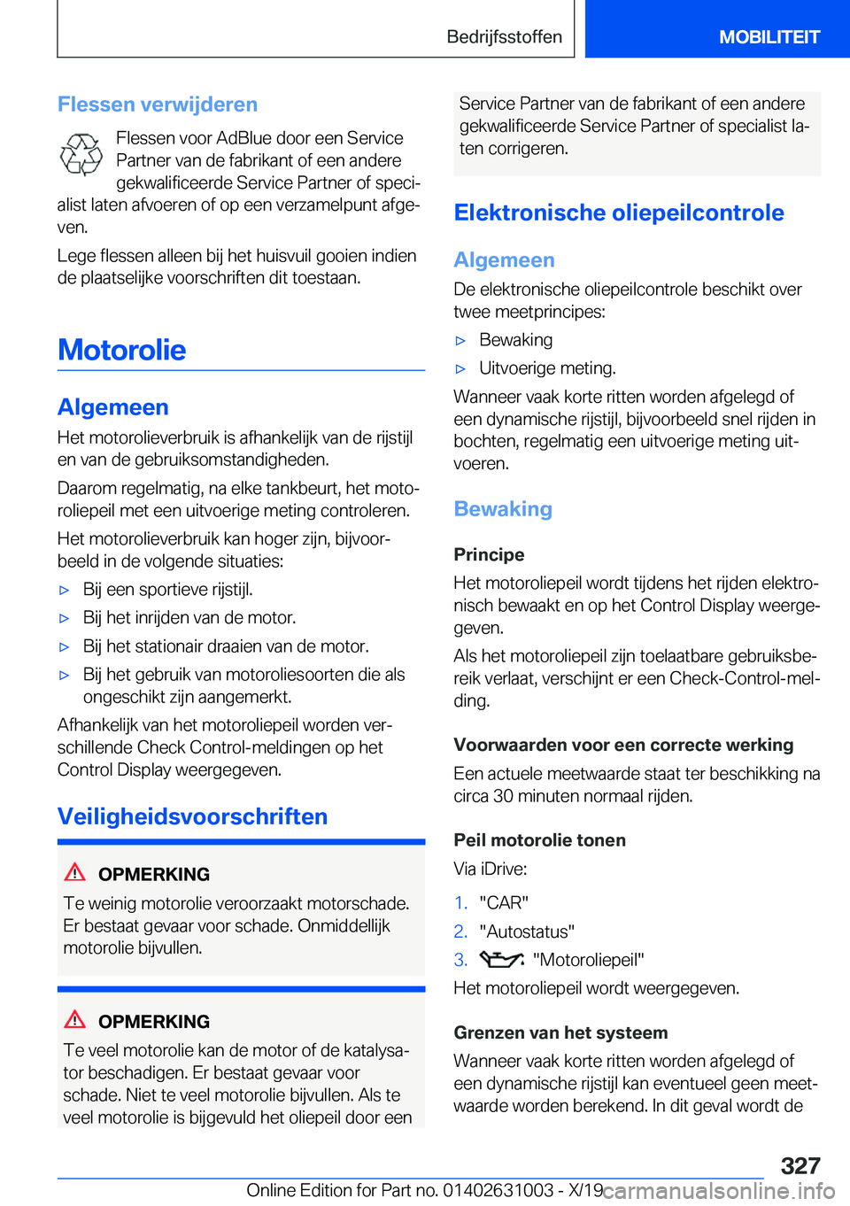 BMW 2 SERIES GRAN COUPE 2020  Instructieboekjes (in Dutch) �F�l�e�s�s�e�n��v�e�r�w�i�j�d�e�r�e�n�F�l�e�s�s�e�n��v�o�o�r��A�d�B�l�u�e��d�o�o�r��e�e�n��S�e�r�v�i�c�e
�P�a�r�t�n�e�r��v�a�n��d�e��f�a�b�r�i�k�a�n�t��o�f��e�e�n��a�n�d�e�r�e
�g�e�k�w�a�l