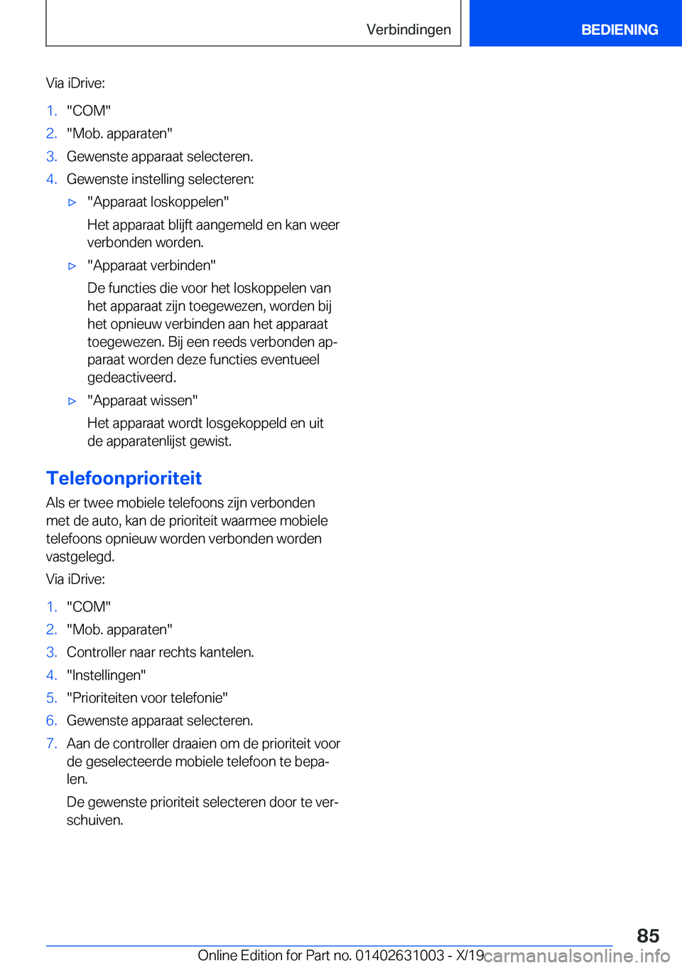 BMW 2 SERIES GRAN COUPE 2020  Instructieboekjes (in Dutch) �V�i�a��i�D�r�i�v�e�:�1�.��C�O�M��2�.��M�o�b�.��a�p�p�a�r�a�t�e�n��3�.�G�e�w�e�n�s�t�e��a�p�p�a�r�a�a�t��s�e�l�e�c�t�e�r�e�n�.�4�.�G�e�w�e�n�s�t�e��i�n�s�t�e�l�l�i�n�g��s�e�l�e�c�t�e�r�e�n�: