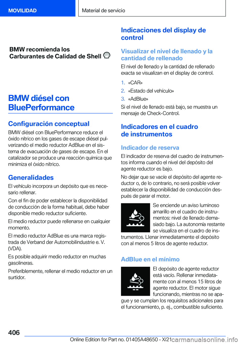 BMW 3 SERIES 2022  Manuales de Empleo (in Spanish) �B�M�W��d�i�
