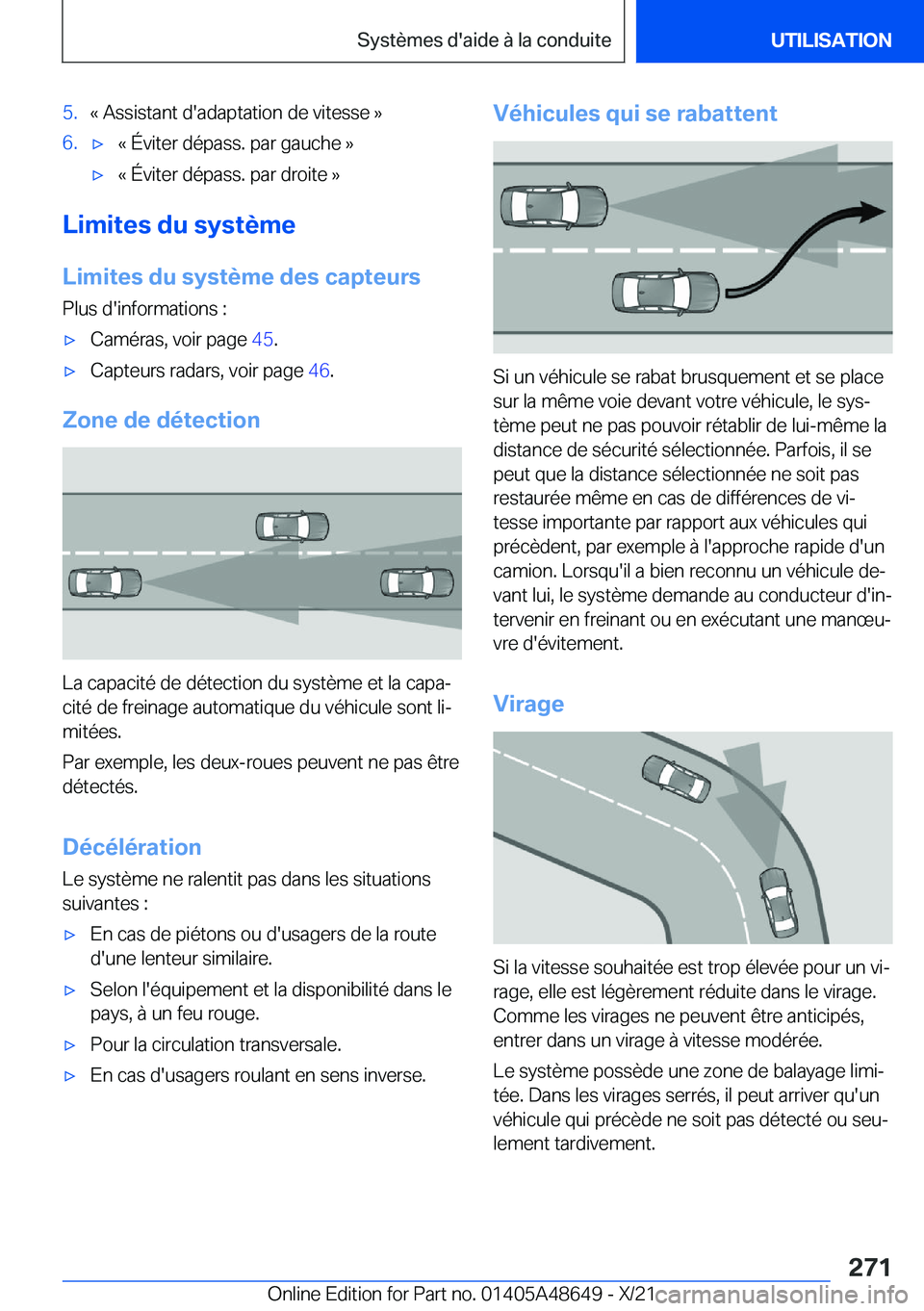 BMW 3 SERIES 2022  Notices Demploi (in French) �5�.�k��A�s�s�i�s�t�a�n�t��d�'�a�d�a�p�t�a�t�i�o�n��d�e��v�i�t�e�s�s�e��{�6�.'x�k��É�v�i�t�e�r��d�é�p�a�s�s�.��p�a�r��g�a�u�c�h�e��{'x�k��É�v�i�t�e�r��d�é�p�a�s�s�.��p�a�r