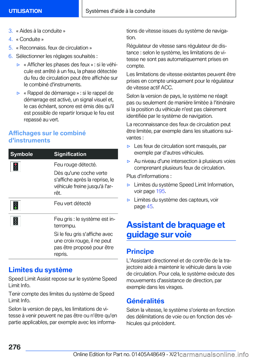 BMW 3 SERIES 2022  Notices Demploi (in French) �3�.�k��A�i�d�e�s��