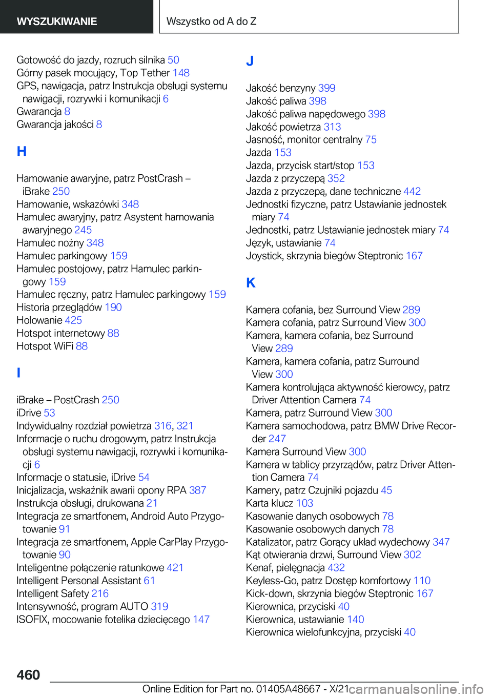 BMW 3 SERIES 2022  Instrukcja obsługi (in Polish) �G�o�t�o�w�o�