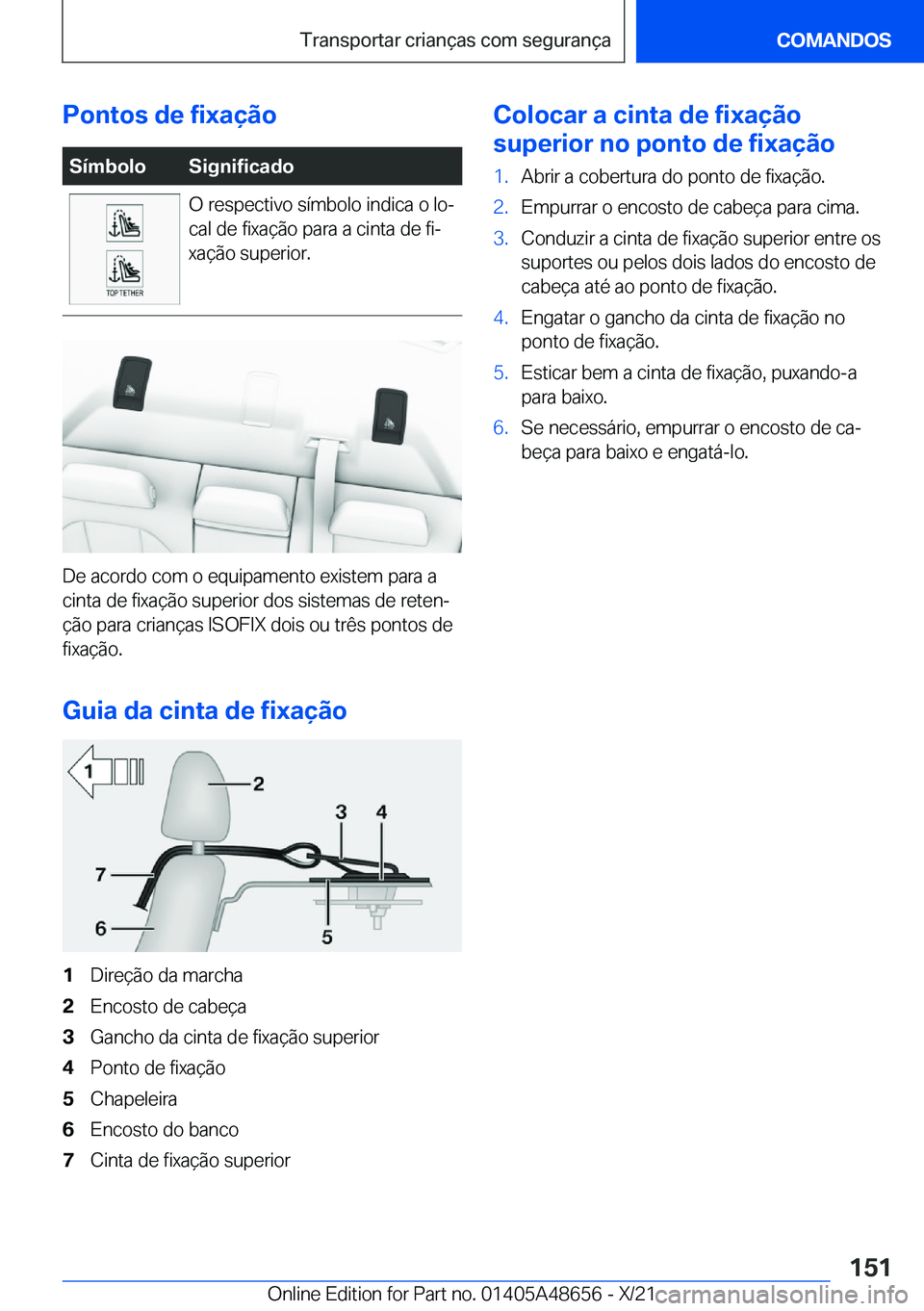 BMW 3 SERIES 2022  Manual do condutor (in Portuguese) �P�o�n�t�o�s��d�e��f�i�x�a�
