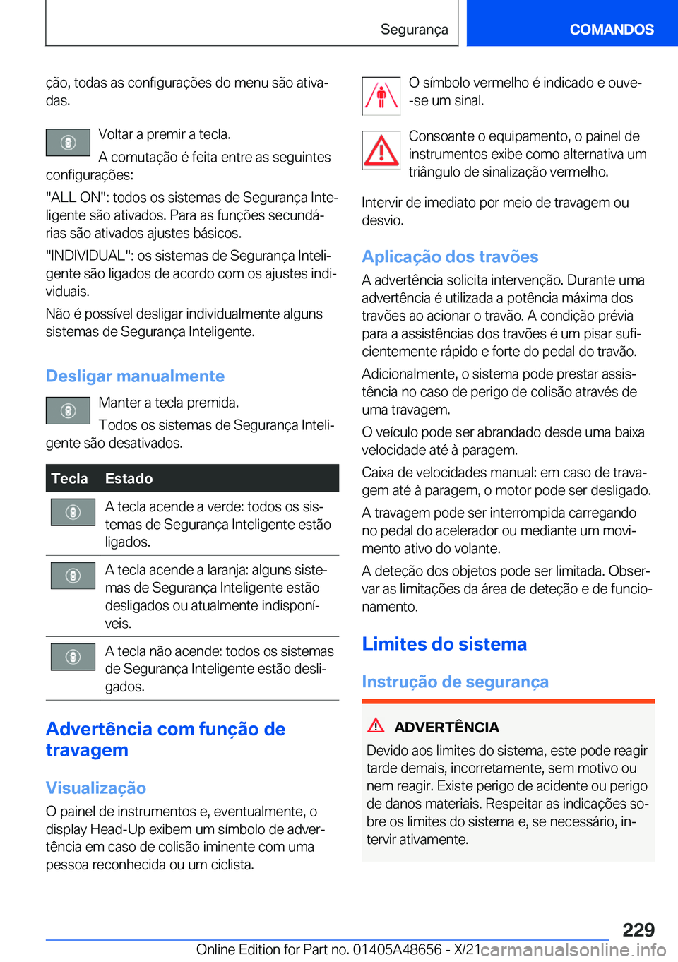 BMW 3 SERIES 2022  Manual do condutor (in Portuguese) �
