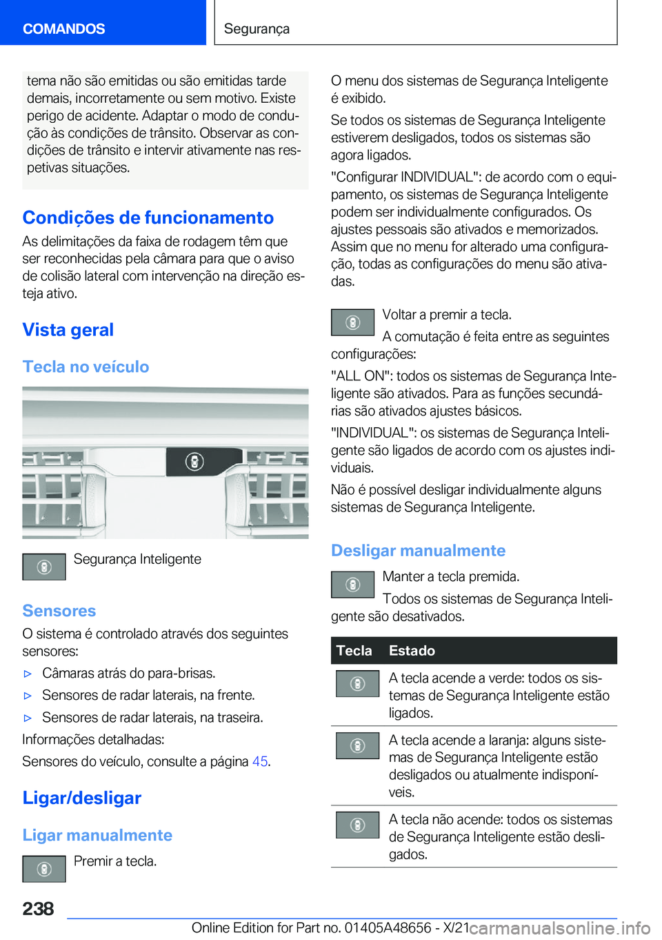 BMW 3 SERIES 2022  Manual do condutor (in Portuguese) �t�e�m�a��n�ã�o��s�ã�o��e�m�i�t�i�d�a�s��o�u��s�ã�o��e�m�i�t�i�d�a�s��t�a�r�d�e
�d�e�m�a�i�s�,��i�n�c�o�r�r�e�t�a�m�e�n�t�e��o�u��s�e�m��m�o�t�i�v�o�.��E�x�i�s�t�e
�p�e�r�i�g�o��d�e��