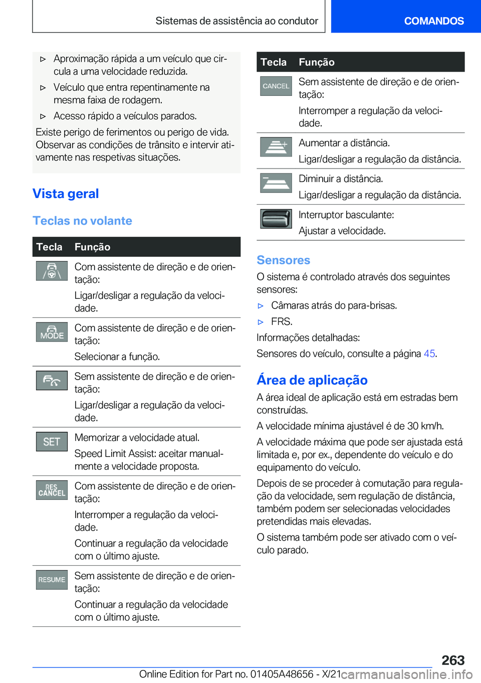 BMW 3 SERIES 2022  Manual do condutor (in Portuguese) x�A�p�r�o�x�i�m�a�