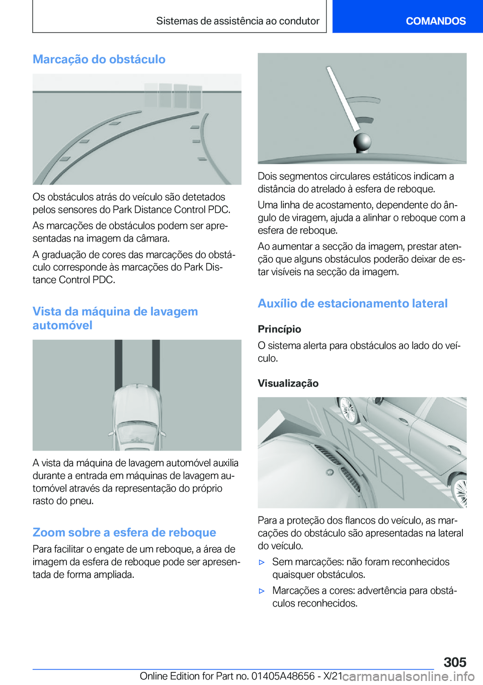 BMW 3 SERIES 2022  Manual do condutor (in Portuguese) �M�a�r�c�a�