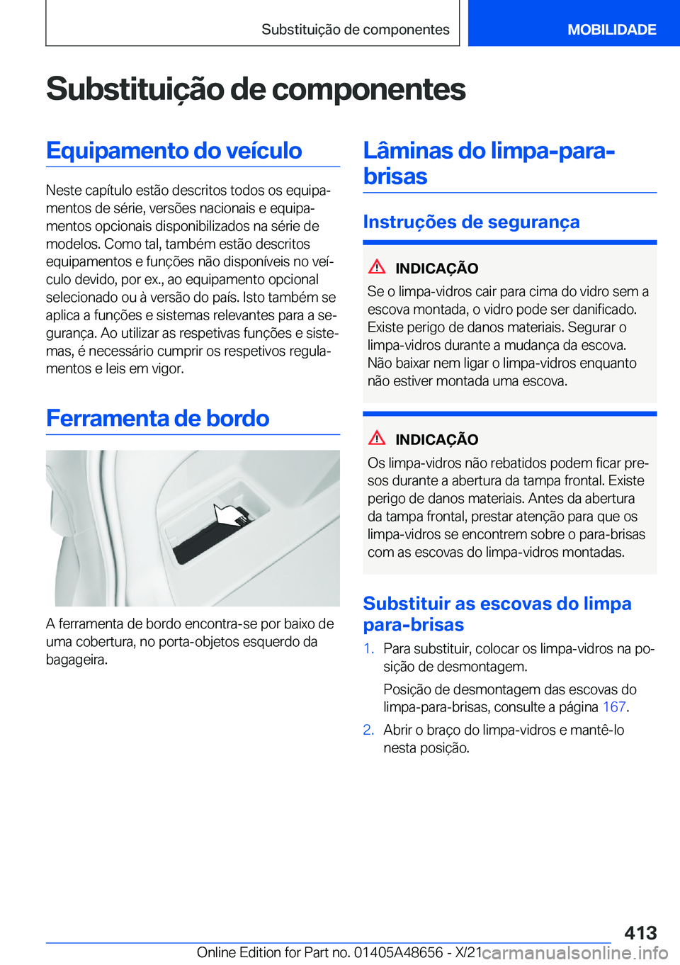 BMW 3 SERIES 2022  Manual do condutor (in Portuguese) �S�u�b�s�t�i�t�u�i�