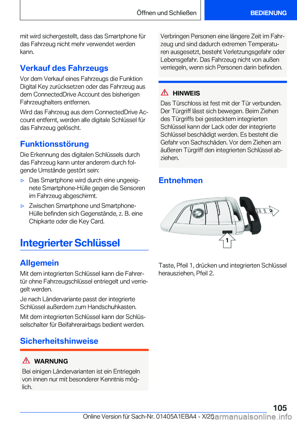 BMW 3 SERIES 2021  Betriebsanleitungen (in German) �m�i�t��w�i�r�d��s�i�c�h�e�r�g�e�s�t�e�l�l�t�,��d�a�s�s��d�a�s��S�m�a�r�t�p�h�o�n�e��f�