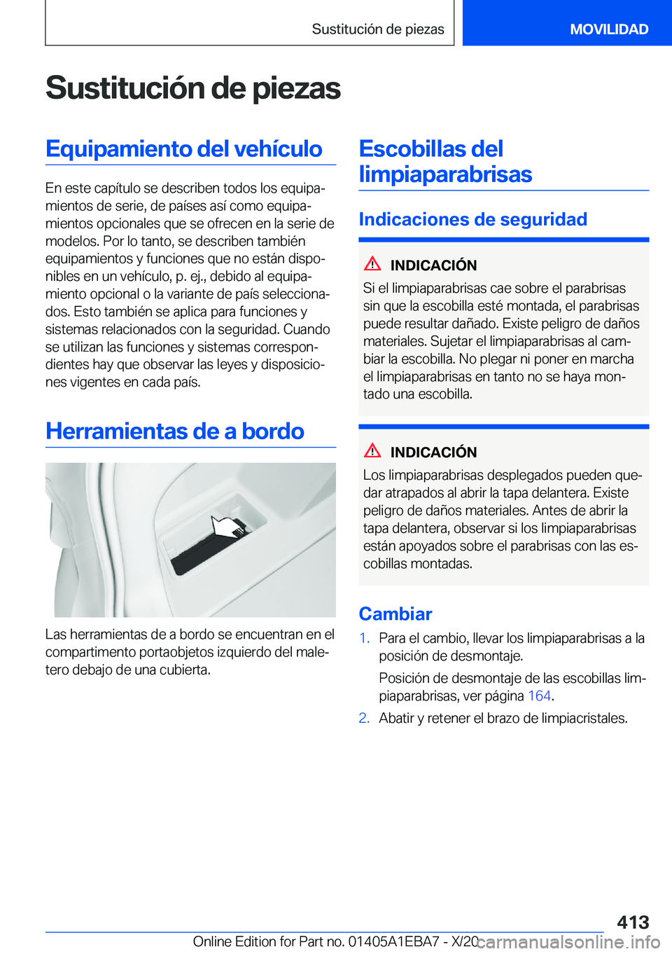 BMW 3 SERIES 2021  Manuales de Empleo (in Spanish) �S�u�s�t�i�t�u�c�i�