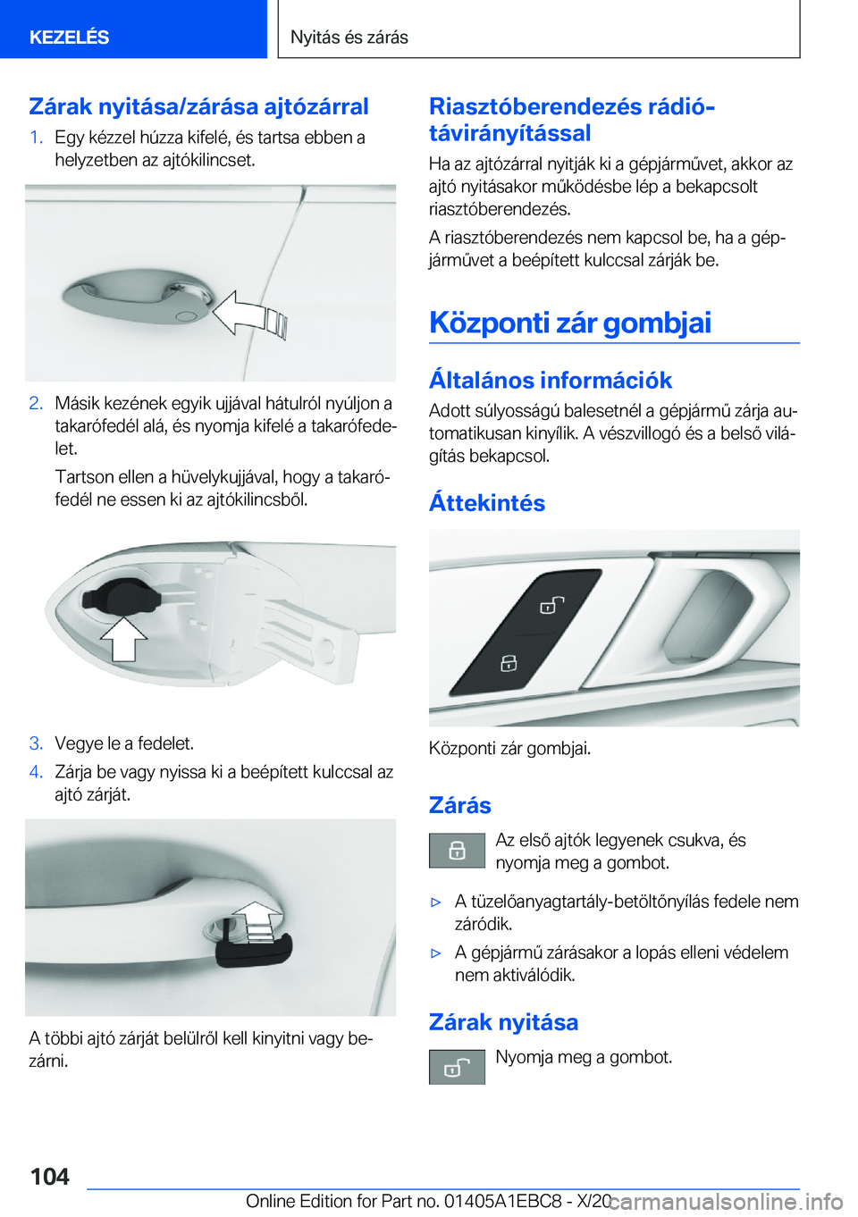 BMW 3 SERIES 2021  Kezelési útmutató (in Hungarian) �Z�