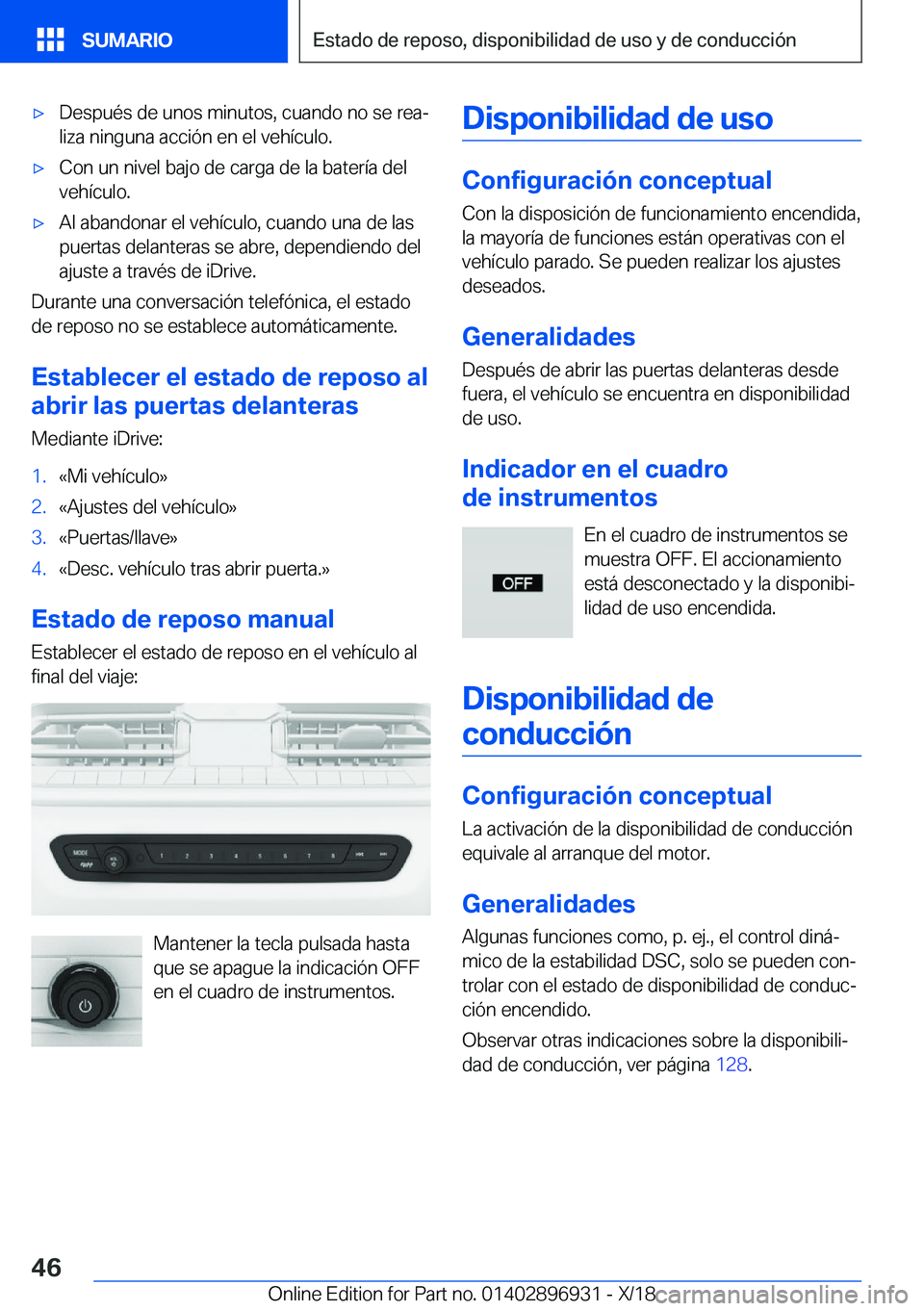 BMW 3 SERIES 2019  Manuales de Empleo (in Spanish) x�D�e�s�p�u�