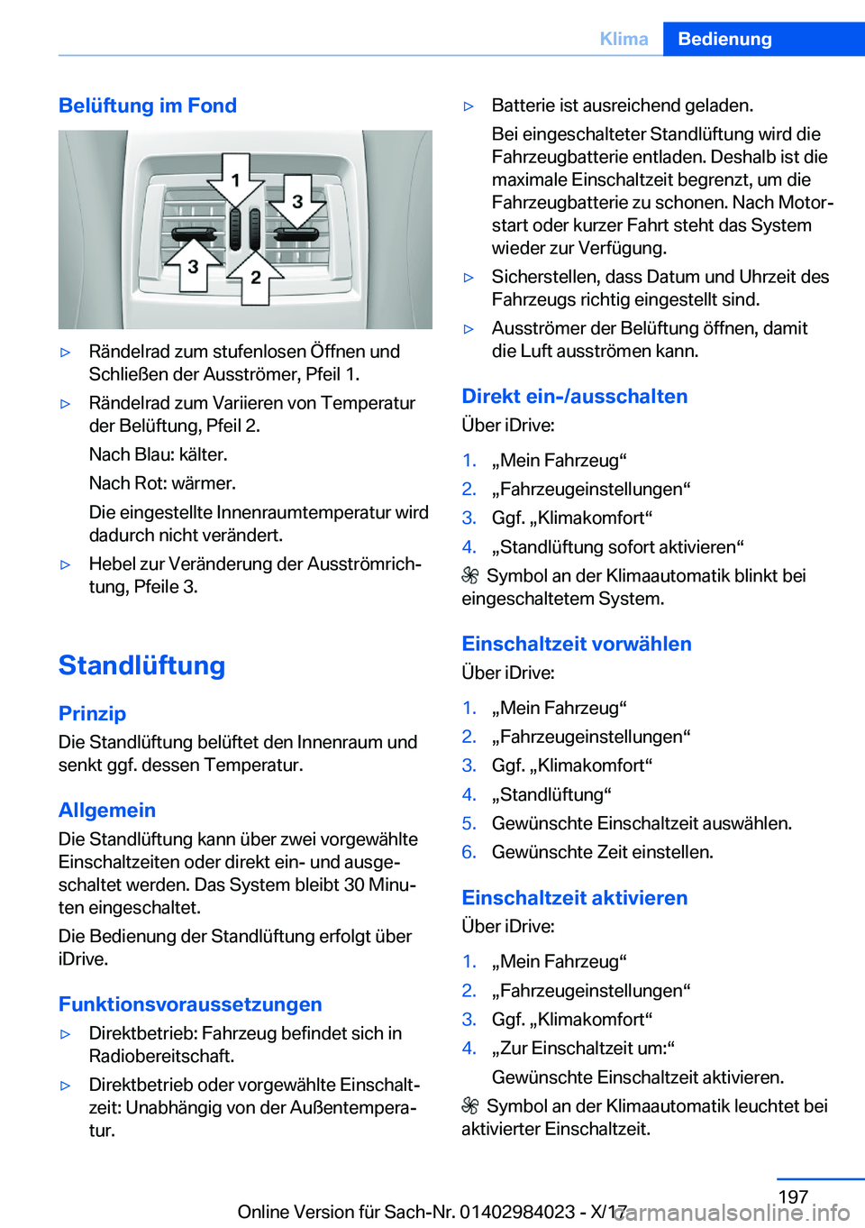 BMW 3 SERIES 2018  Betriebsanleitungen (in German) �B�e�l�