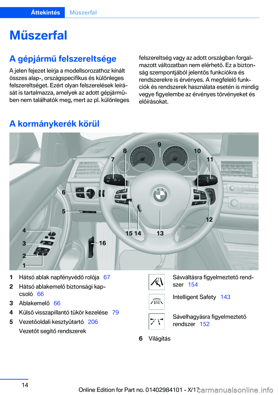 BMW 3 SERIES 2018  Kezelési útmutató (in Hungarian)  M2 s z e r f a l A  g 