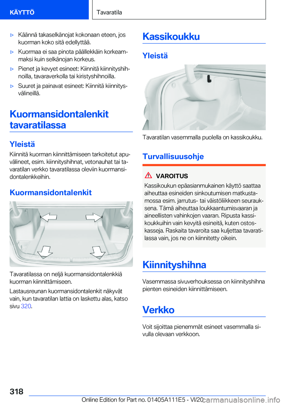 BMW 3 SERIES SEDAN PLUG-IN HYBRID 2021  Omistajan Käsikirja (in Finnish) 'x�K�