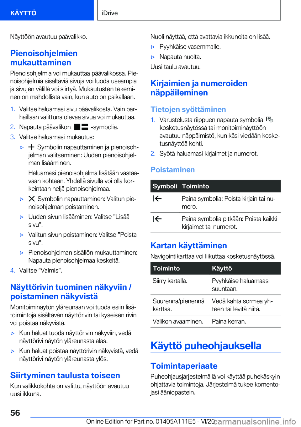 BMW 3 SERIES SEDAN PLUG-IN HYBRID 2021  Omistajan Käsikirja (in Finnish) �N�