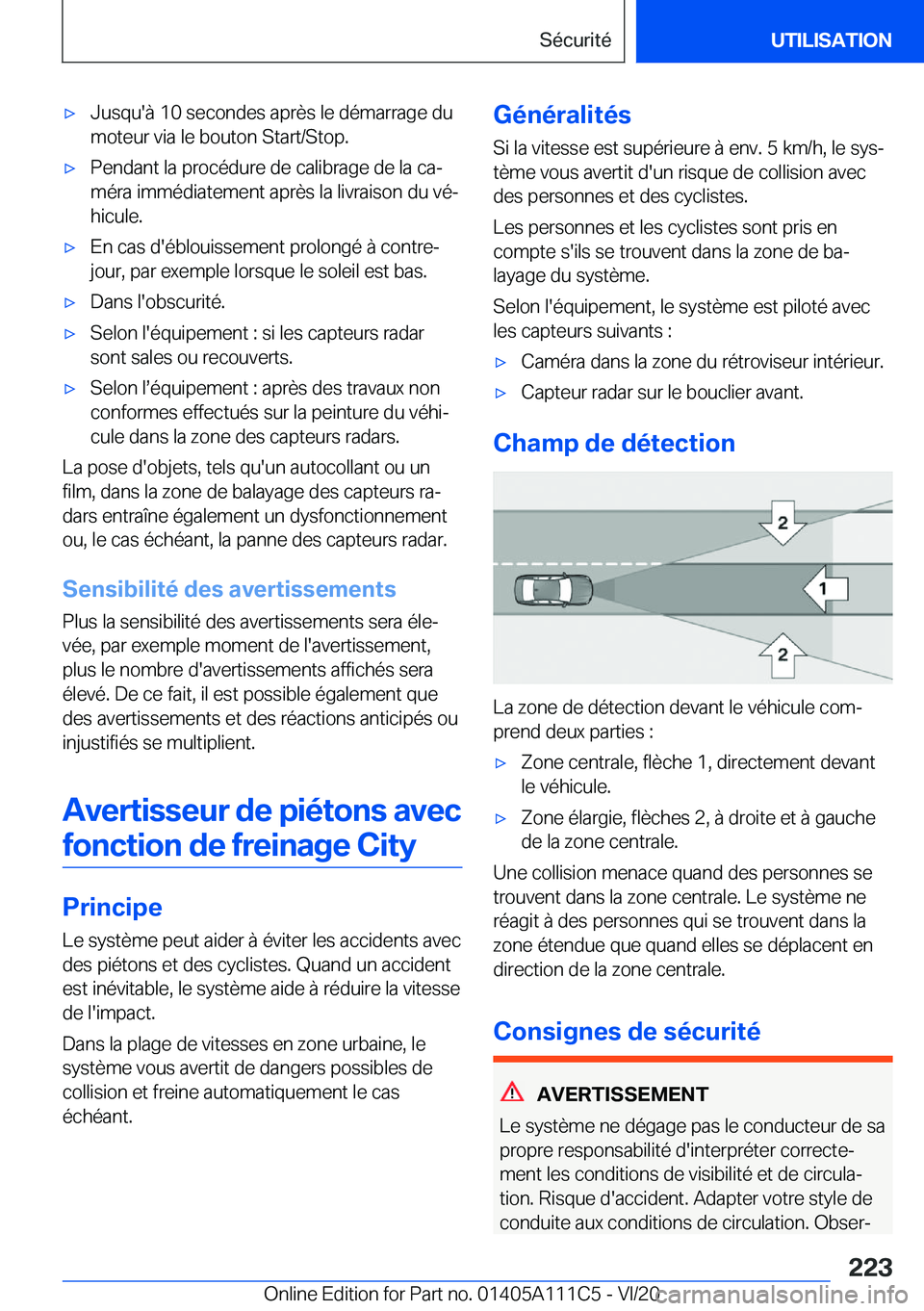BMW 3 SERIES SEDAN PLUG-IN HYBRID 2021  Notices Demploi (in French) 'x�J�u�s�q�u�'�