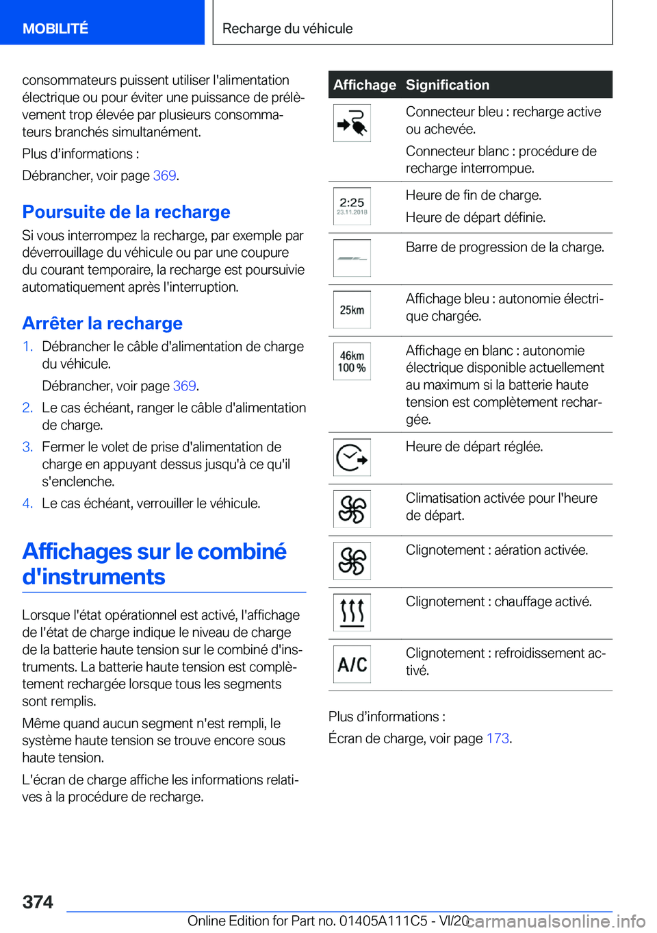BMW 3 SERIES SEDAN PLUG-IN HYBRID 2021  Notices Demploi (in French) �c�o�n�s�o�m�m�a�t�e�u�r�s��p�u�i�s�s�e�n�t��u�t�i�l�i�s�e�r��l�'�a�l�i�m�e�n�t�a�t�i�o�n
�é�l�e�c�t�r�i�q�u�e��o�u��p�o�u�r��é�v�i�t�e�r��u�n�e��p�u�i�s�s�a�n�c�e��d�e��p�r�é�l�èj 
