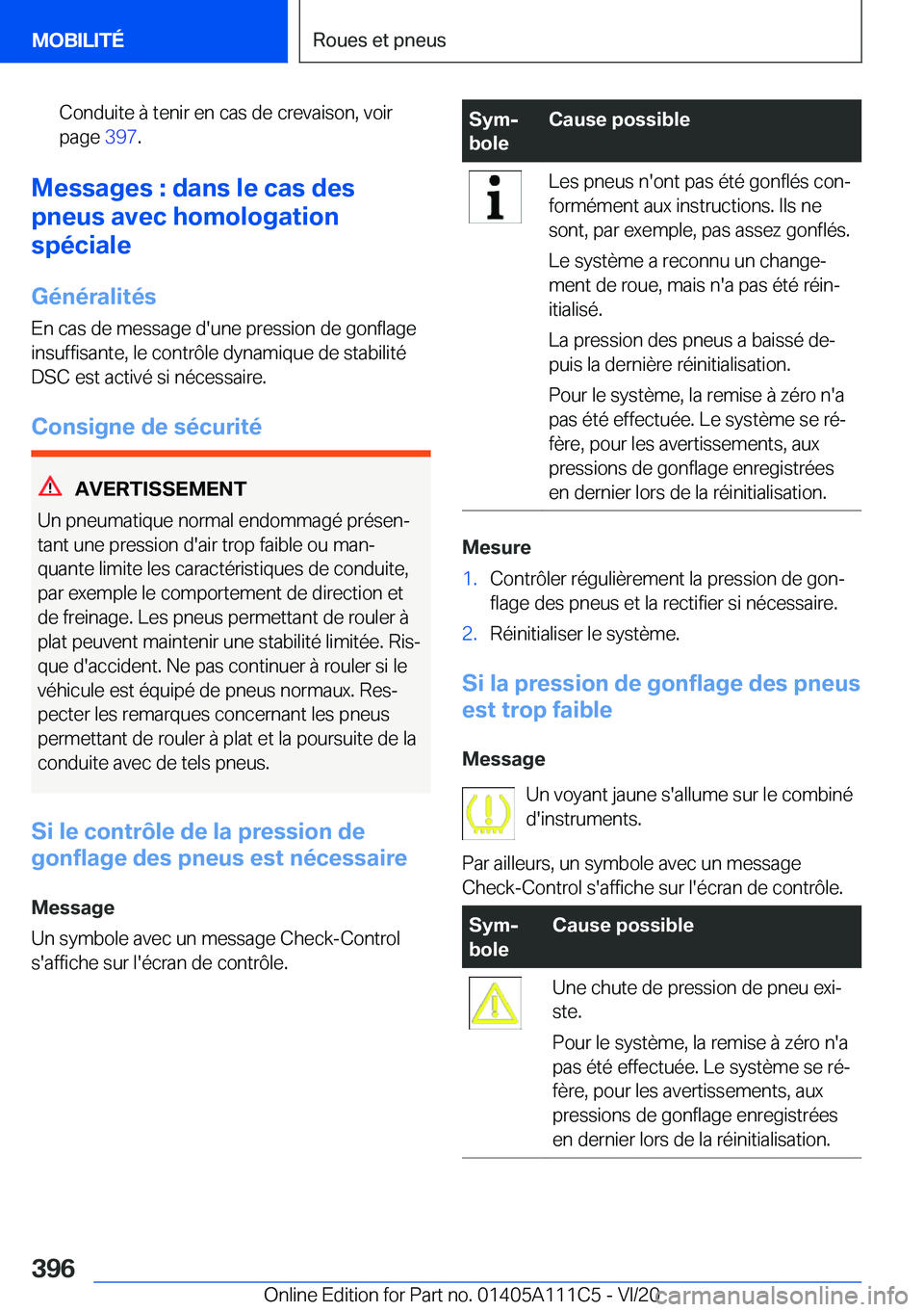 BMW 3 SERIES SEDAN PLUG-IN HYBRID 2021  Notices Demploi (in French) �C�o�n�d�u�i�t�e��