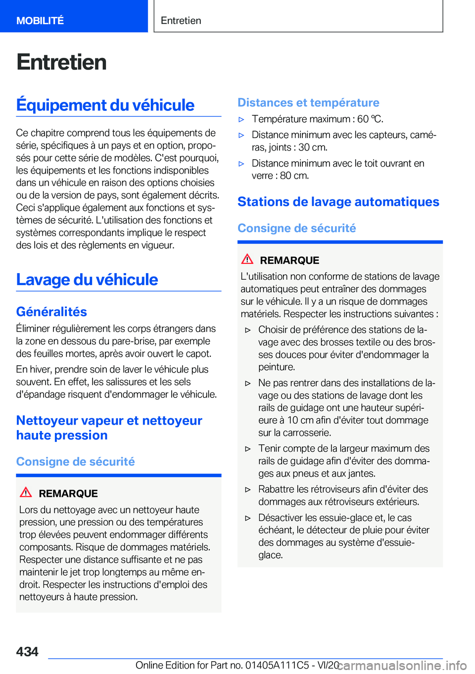 BMW 3 SERIES SEDAN PLUG-IN HYBRID 2021  Notices Demploi (in French) �E�n�t�r�e�t�i�e�n�