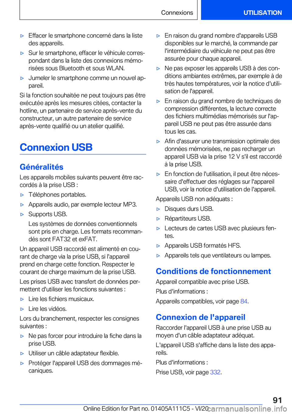 BMW 3 SERIES SEDAN PLUG-IN HYBRID 2021  Notices Demploi (in French) 'x�E�f�f�a�c�e�r��l�e��s�m�a�r�t�p�h�o�n�e��c�o�n�c�e�r�n�é��d�a�n�s��l�a��l�i�s�t�e�d�e�s��a�p�p�a�r�e�i�l�s�.'x�S�u�r��l�e��s�m�a�r�t�p�h�o�n�e�,��e�f�f�a�c�e�r��l�e��v�é�h�i�c