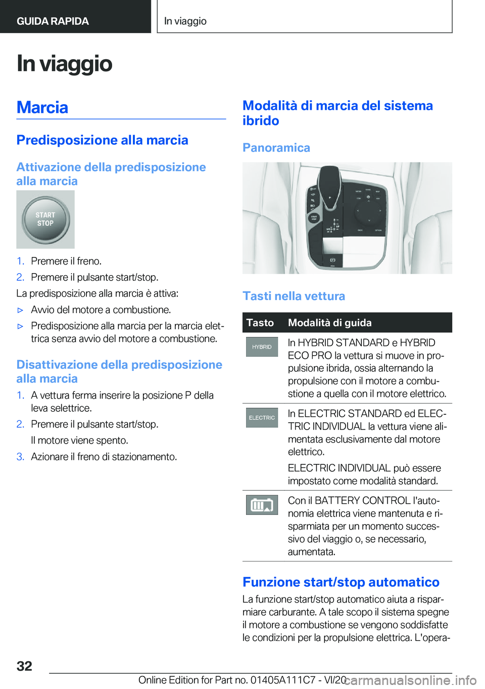 BMW 3 SERIES SEDAN PLUG-IN HYBRID 2021  Libretti Di Uso E manutenzione (in Italian) �I�n��v�i�a�g�g�i�o�M�a�r�c�i�a
�P�r�e�d�i�s�p�o�s�i�z�i�o�n�e��a�l�l�a��m�a�r�c�i�a�A�t�t�i�v�a�z�i�o�n�e��d�e�l�l�a��p�r�e�d�i�s�p�o�s�i�z�i�o�n�e
�a�l�l�a��m�a�r�c�i�a
�1�.�P�r�e�m�e�r�e��i�