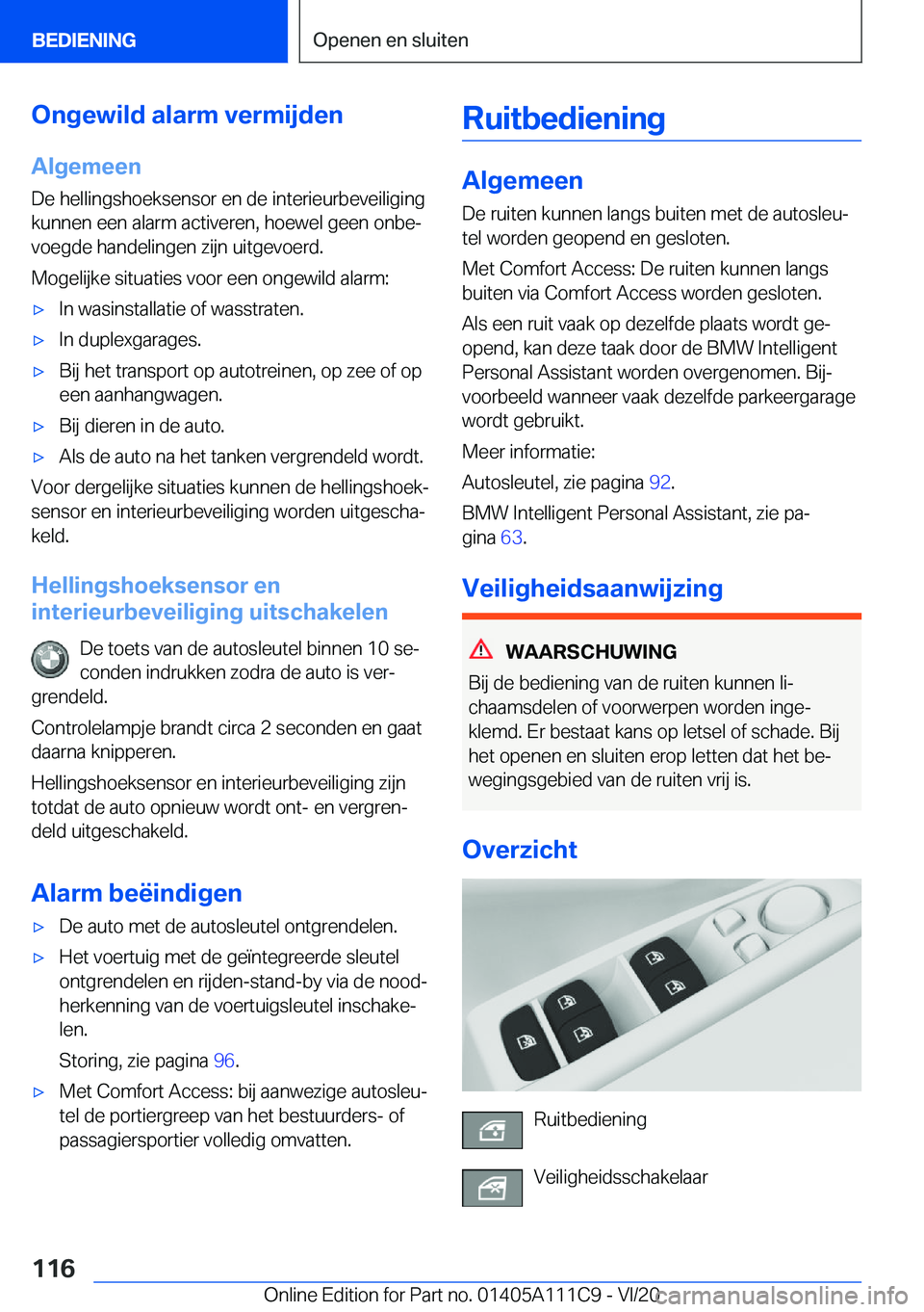 BMW 3 SERIES SEDAN PLUG-IN HYBRID 2021  Instructieboekjes (in Dutch) �O�n�g�e�w�i�l�d��a�l�a�r�m��v�e�r�m�i�j�d�e�n�A�l�g�e�m�e�e�n
�D�e��h�e�l�l�i�n�g�s�h�o�e�k�s�e�n�s�o�r��e�n��d�e��i�n�t�e�r�i�e�u�r�b�e�v�e�i�l�i�g�i�n�g �k�u�n�n�e�n��e�e�n��a�l�a�r�m��a�c