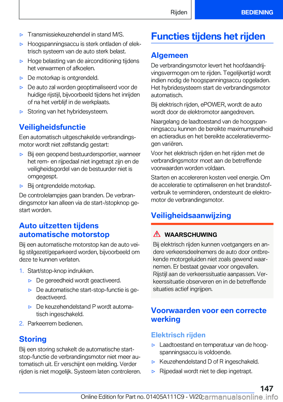 BMW 3 SERIES SEDAN PLUG-IN HYBRID 2021  Instructieboekjes (in Dutch) 'x�T�r�a�n�s�m�i�s�s�i�e�k�e�u�z�e�h�e�n�d�e�l��i�n��s�t�a�n�d��M�/�S�.'x�H�o�o�g�s�p�a�n�n�i�n�g�s�a�c�c�u��i�s��s�t�e�r�k��o�n�t�l�a�d�e�n��o�f��e�l�e�kj
�t�r�i�s�c�h��s�y�s�t�e�e�