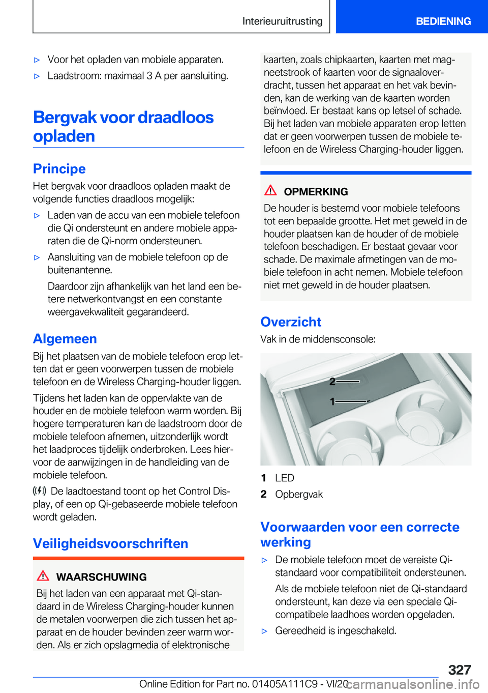 BMW 3 SERIES SEDAN PLUG-IN HYBRID 2021  Instructieboekjes (in Dutch) 'x�V�o�o�r��h�e�t��o�p�l�a�d�e�n��v�a�n��m�o�b�i�e�l�e��a�p�p�a�r�a�t�e�n�.'x�L�a�a�d�s�t�r�o�o�m�:��m�a�x�i�m�a�a�l��3��A��p�e�r��a�a�n�s�l�u�i�t�i�n�g�.
�B�e�r�g�v�a�k��v�o�o�r��