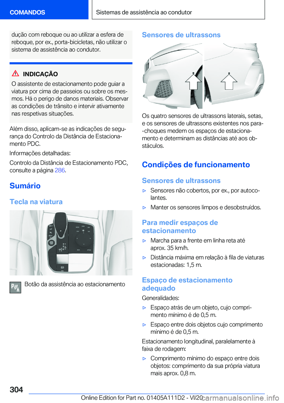 BMW 3 SERIES SEDAN PLUG-IN HYBRID 2021  Manual do condutor (in Portuguese) �d�u�