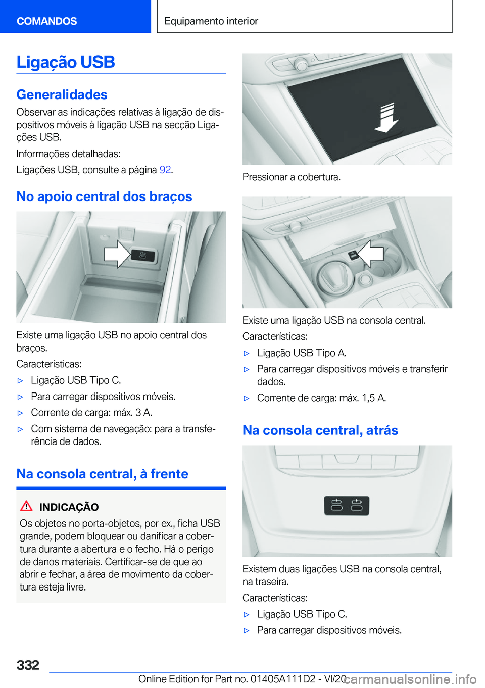 BMW 3 SERIES SEDAN PLUG-IN HYBRID 2021  Manual do condutor (in Portuguese) �L�i�g�a�