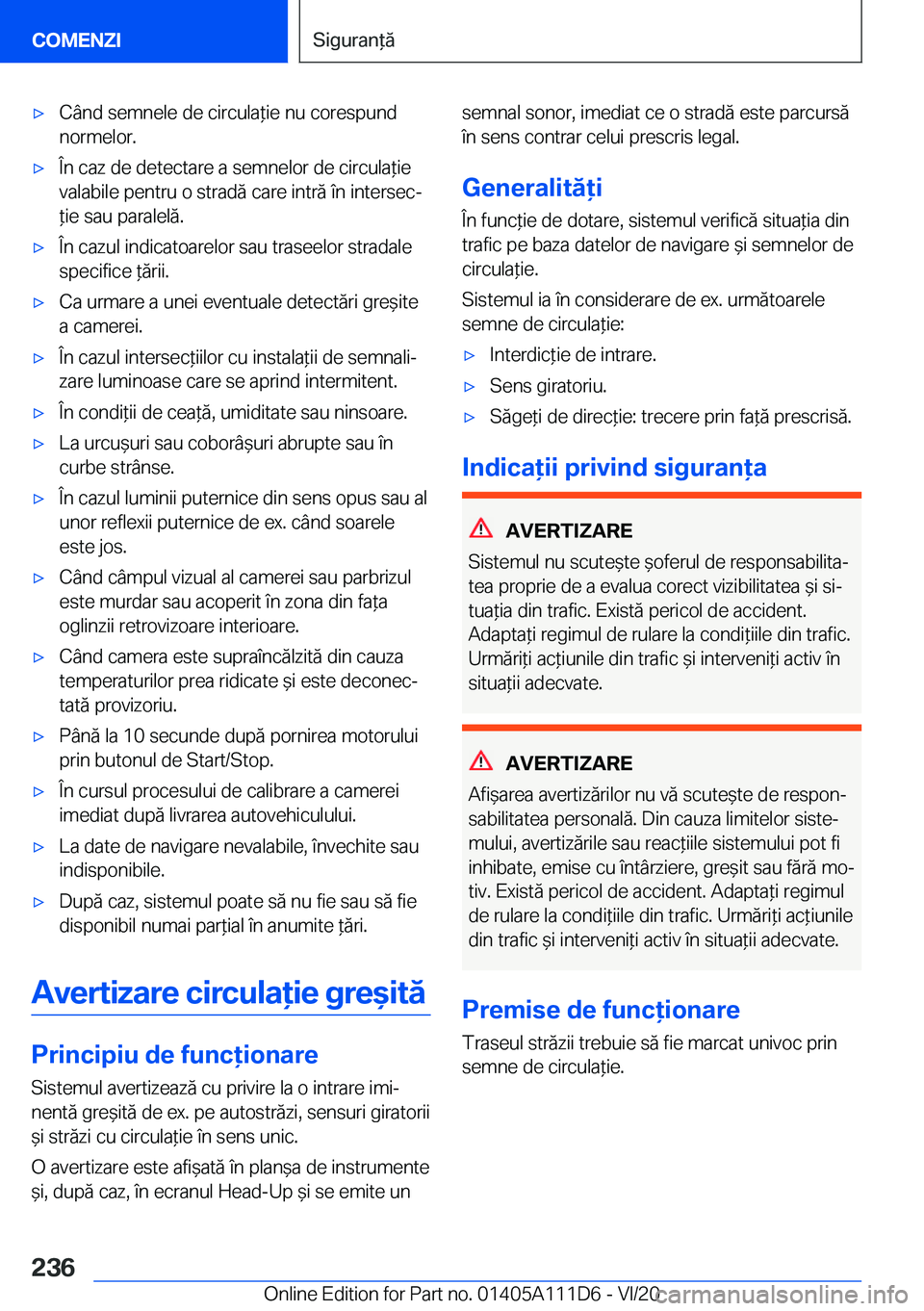 BMW 3 SERIES SEDAN PLUG-IN HYBRID 2021  Ghiduri De Utilizare (in Romanian) 'x�C�