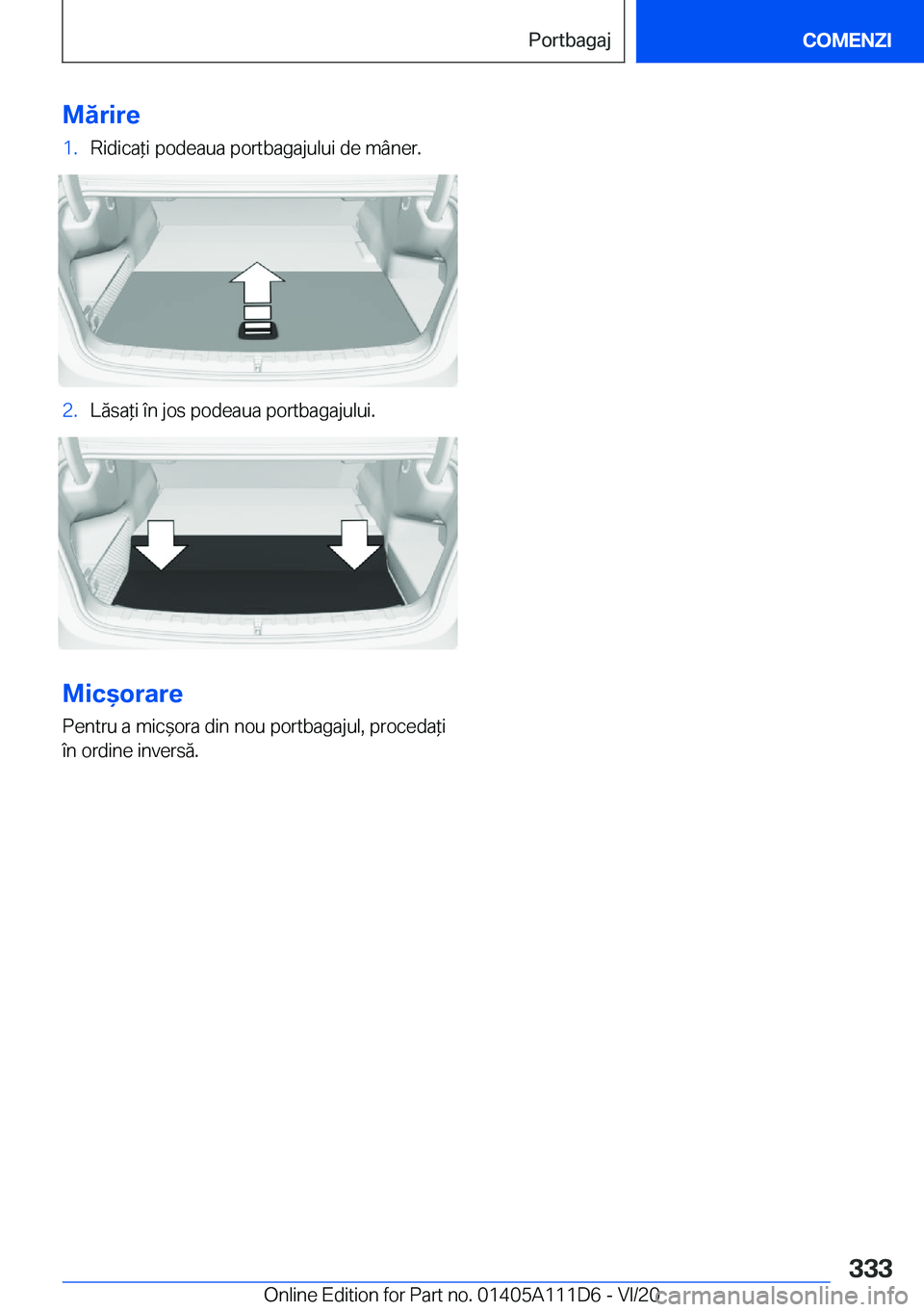 BMW 3 SERIES SEDAN PLUG-IN HYBRID 2021  Ghiduri De Utilizare (in Romanian) �M�