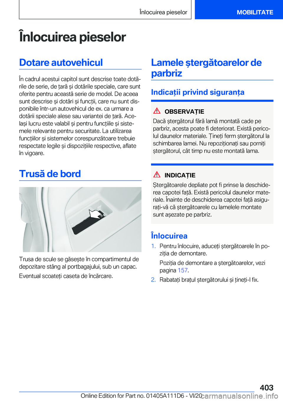 BMW 3 SERIES SEDAN PLUG-IN HYBRID 2021  Ghiduri De Utilizare (in Romanian) �