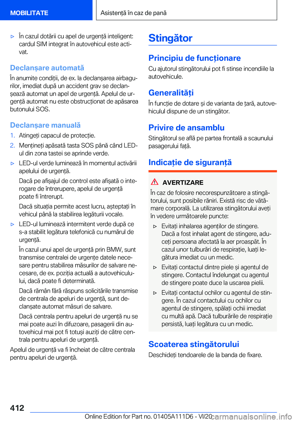 BMW 3 SERIES SEDAN PLUG-IN HYBRID 2021  Ghiduri De Utilizare (in Romanian) 'x�