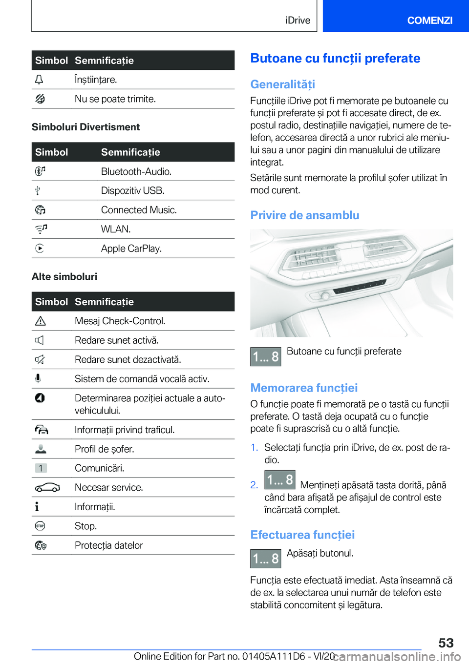 BMW 3 SERIES SEDAN PLUG-IN HYBRID 2021  Ghiduri De Utilizare (in Romanian) �S�i�m�b�o�l�S�e�m�n�i�f�i�c�a�i�e��