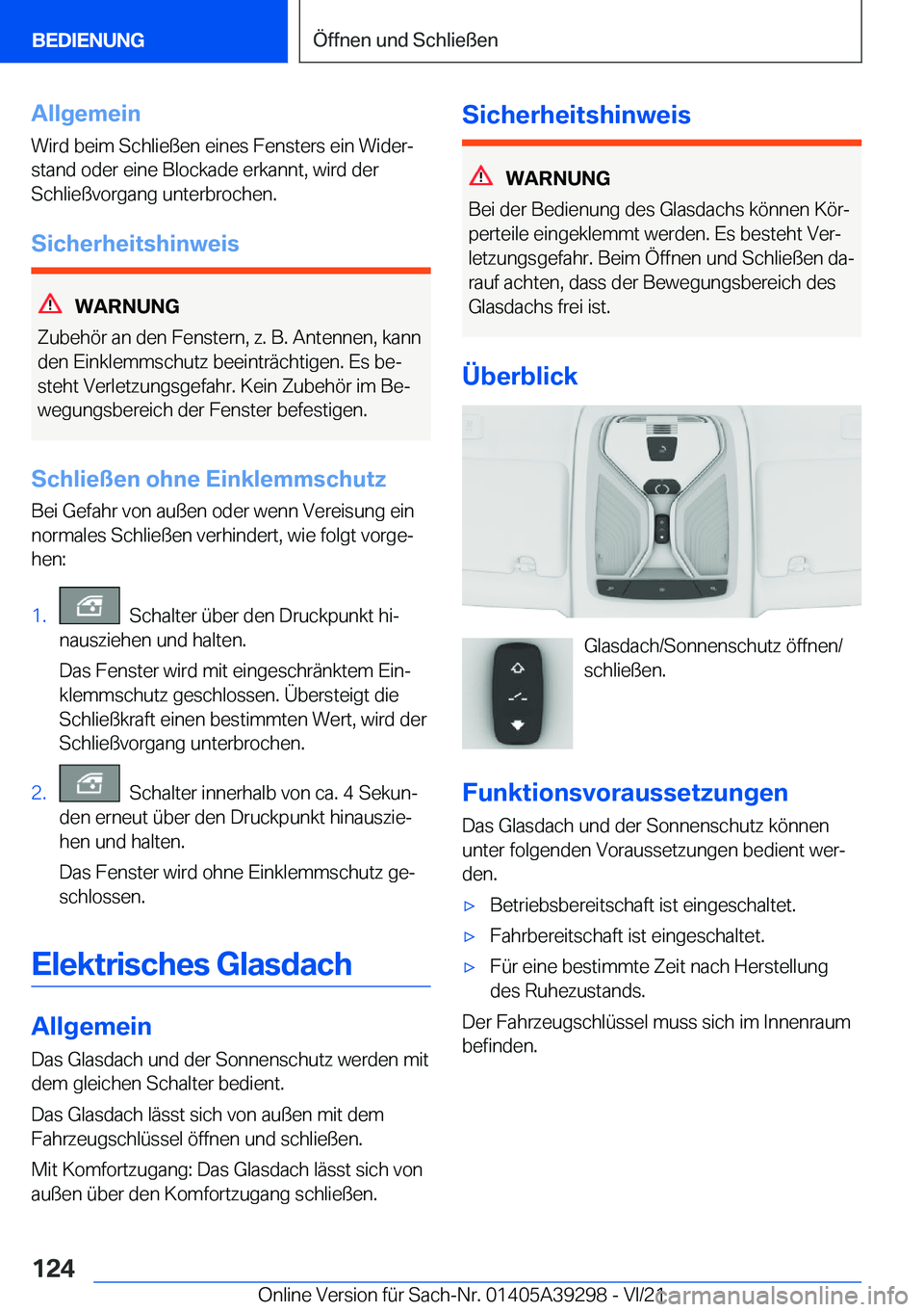 BMW 4 SERIES 2022  Betriebsanleitungen (in German) �A�l�l�g�e�m�e�i�n�W�i�r�d��b�e�i�m��S�c�h�l�i�e�