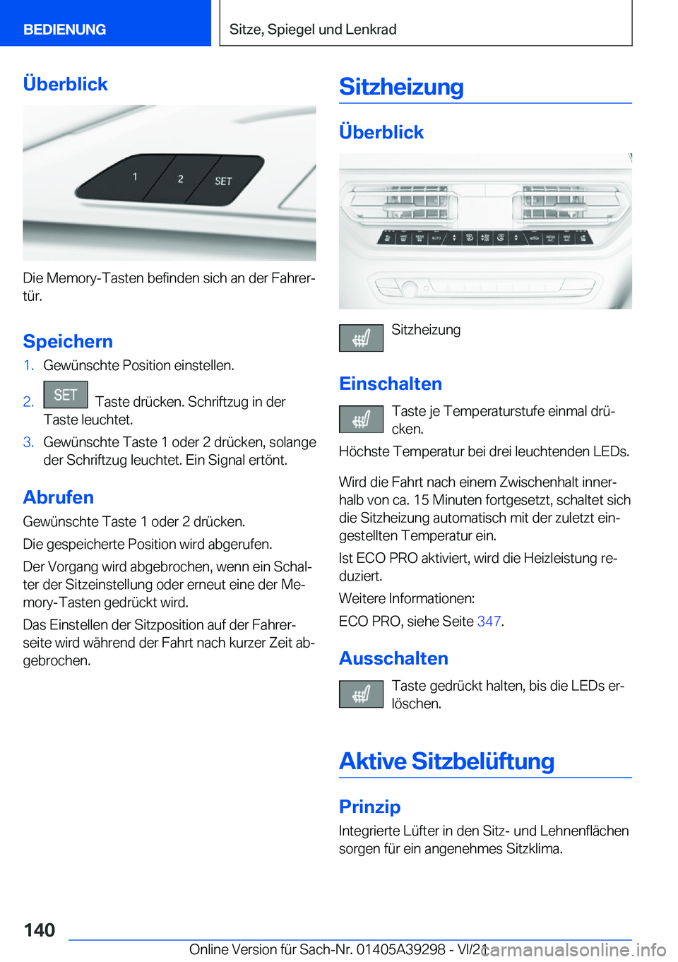 BMW 4 SERIES 2022  Betriebsanleitungen (in German) �