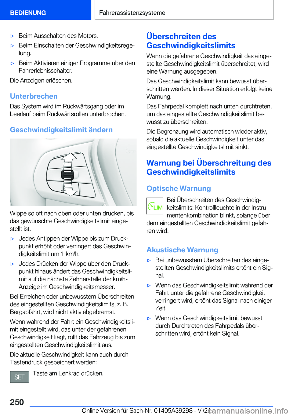 BMW 4 SERIES 2022  Betriebsanleitungen (in German) x�B�e�i�m��A�u�s�s�c�h�a�l�t�e�n��d�e�s��M�o�t�o�r�s�.x�B�e�i�m��E�i�n�s�c�h�a�l�t�e�n��d�e�r��G�e�s�c�h�w�i�n�d�i�g�k�e�i�t�s�r�e�g�ej�l�u�n�g�.x�B�e�i�m��A�k�t�i�v�i�e�r�e�n��e�i�n�i�g�e