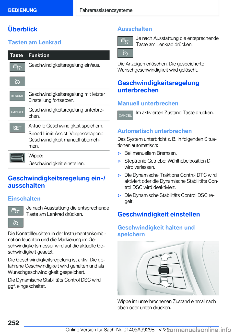 BMW 4 SERIES 2022  Betriebsanleitungen (in German) �