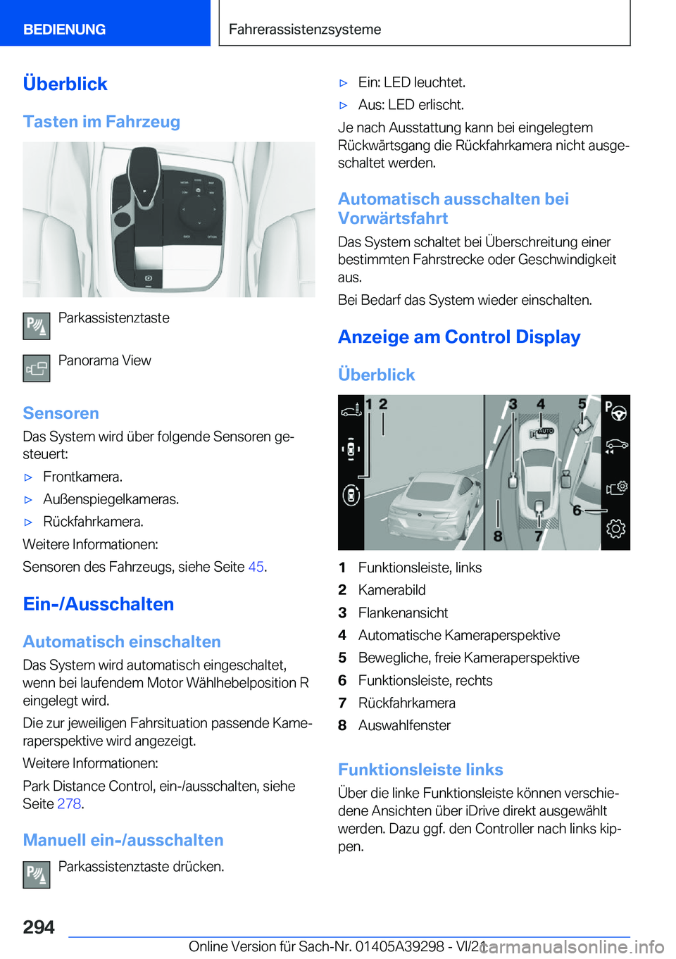 BMW 4 SERIES 2022  Betriebsanleitungen (in German) �