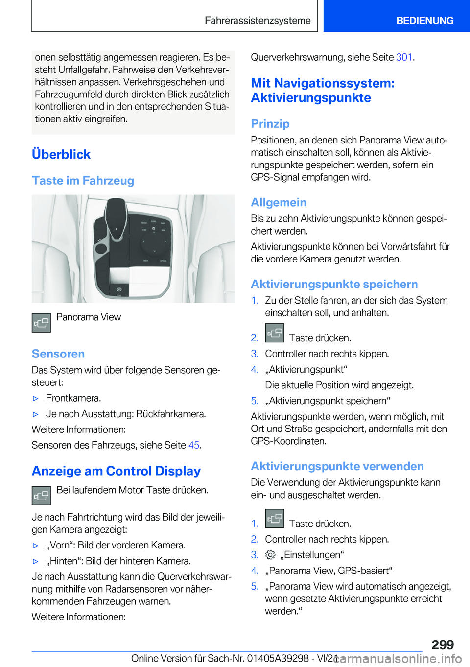 BMW 4 SERIES 2022  Betriebsanleitungen (in German) �o�n�e�n��s�e�l�b�s�t�t�