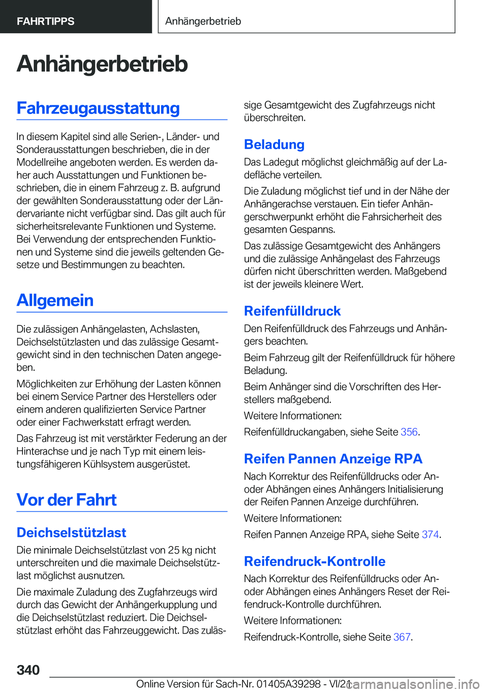 BMW 4 SERIES 2022  Betriebsanleitungen (in German) �A�n�h�