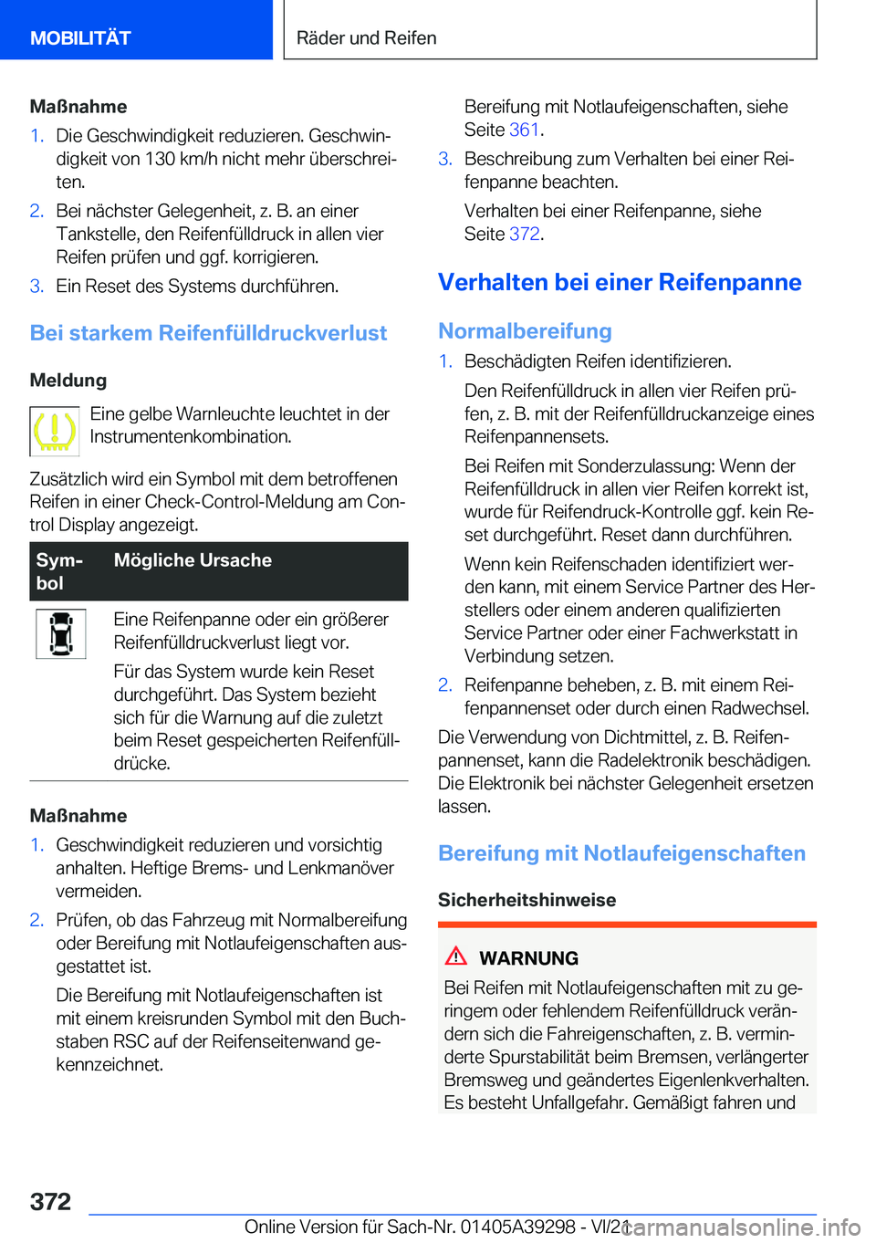 BMW 4 SERIES 2022  Betriebsanleitungen (in German) �M�a�