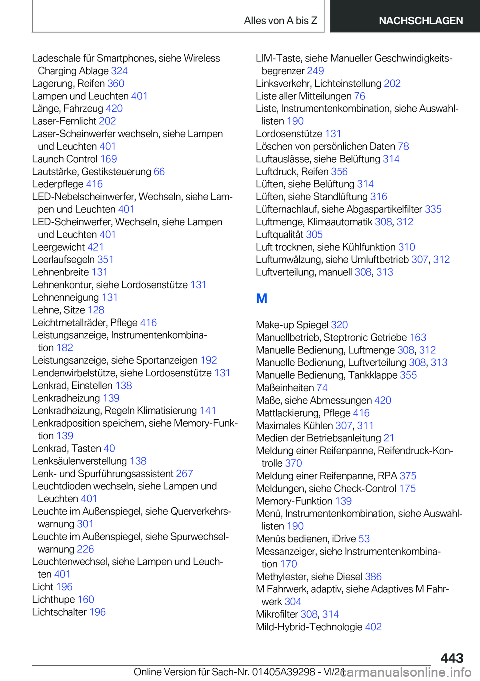 BMW 4 SERIES 2022  Betriebsanleitungen (in German) �L�a�d�e�s�c�h�a�l�e��f�