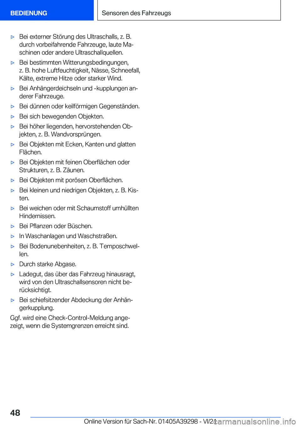 BMW 4 SERIES 2022  Betriebsanleitungen (in German) x�B�e�i��e�x�t�e�r�n�e�r��S�t�