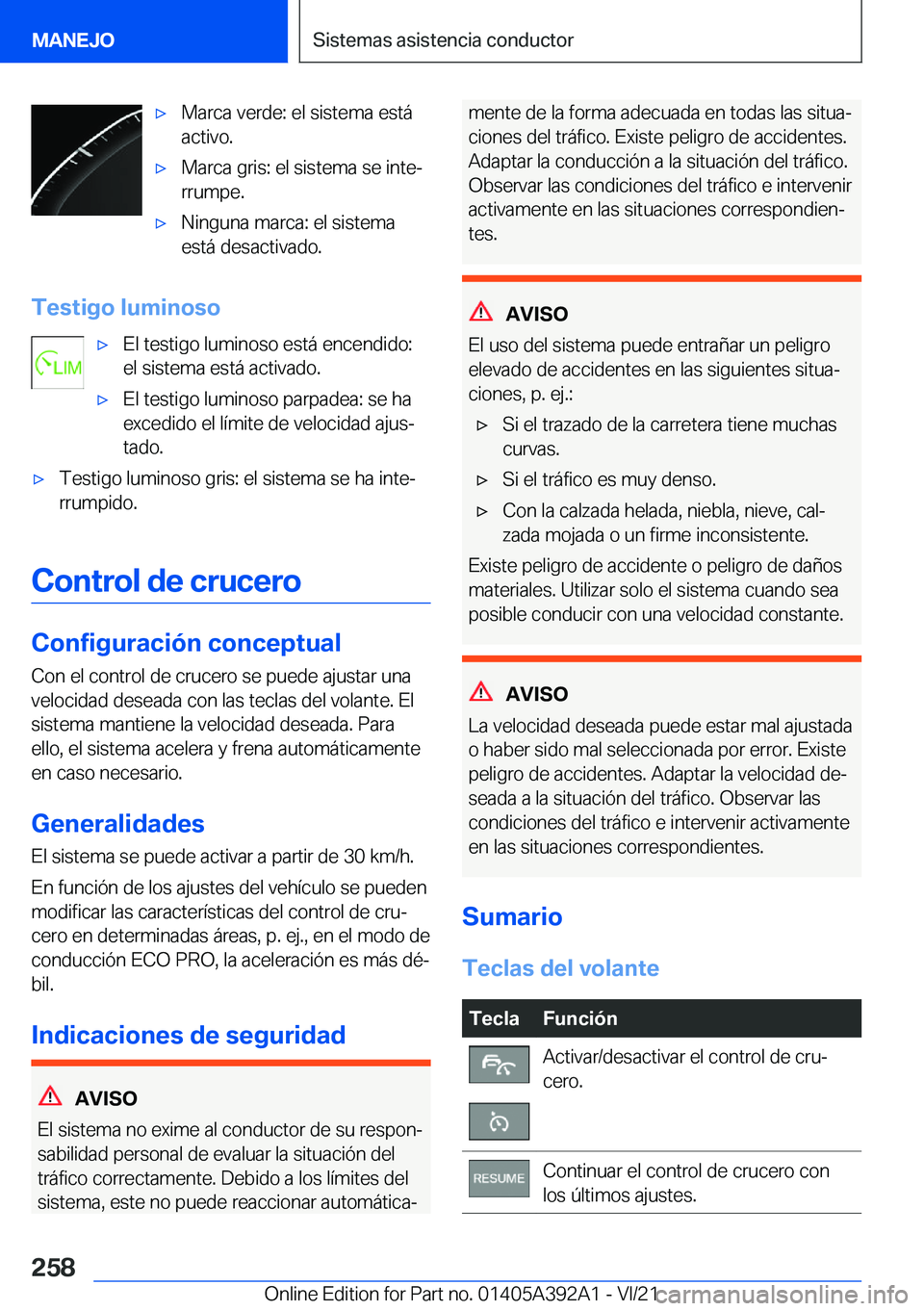 BMW 4 SERIES 2022  Manuales de Empleo (in Spanish) x�M�a�r�c�a��v�e�r�d�e�:��e�l��s�i�s�t�e�m�a��e�s�t�