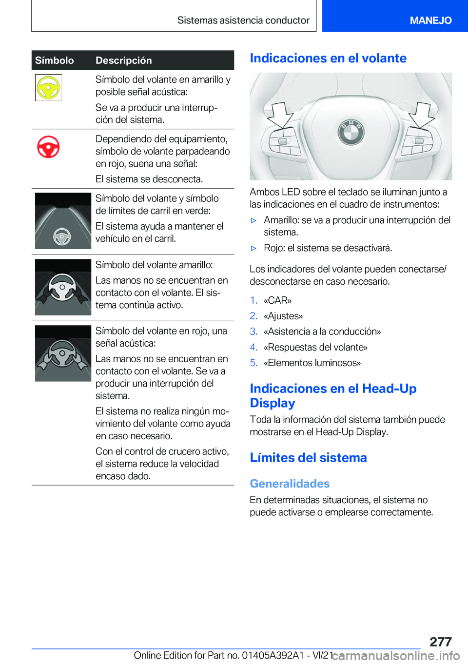 BMW 4 SERIES 2022  Manuales de Empleo (in Spanish) �S�